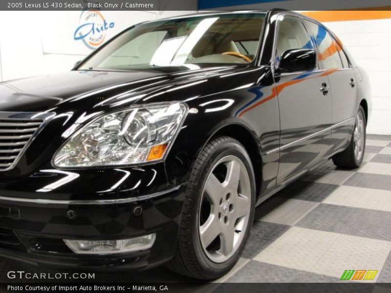 Black Onyx / Cashmere 2005 Lexus LS 430 Sedan