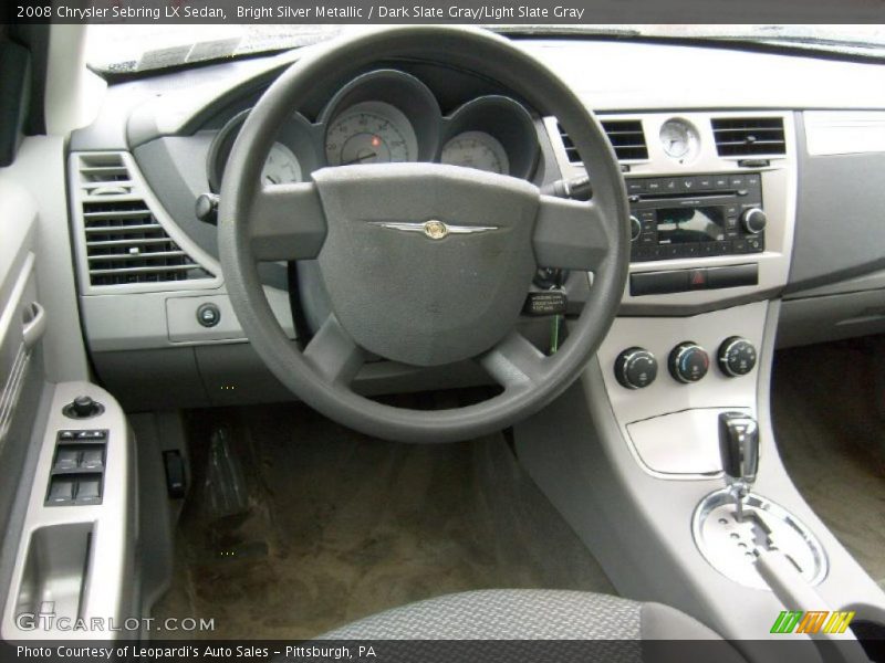 Bright Silver Metallic / Dark Slate Gray/Light Slate Gray 2008 Chrysler Sebring LX Sedan