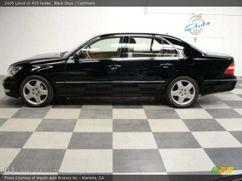 Black Onyx / Cashmere 2005 Lexus LS 430 Sedan