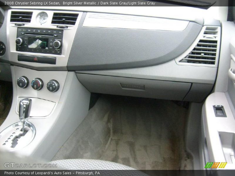 Bright Silver Metallic / Dark Slate Gray/Light Slate Gray 2008 Chrysler Sebring LX Sedan