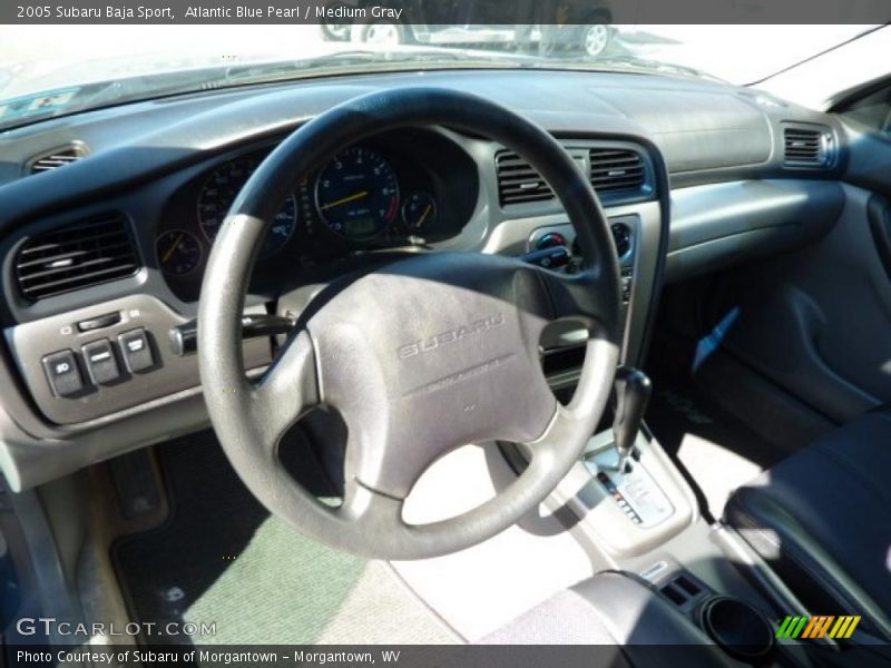 Atlantic Blue Pearl / Medium Gray 2005 Subaru Baja Sport