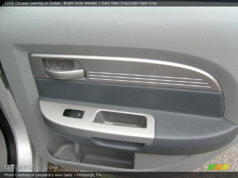 Bright Silver Metallic / Dark Slate Gray/Light Slate Gray 2008 Chrysler Sebring LX Sedan