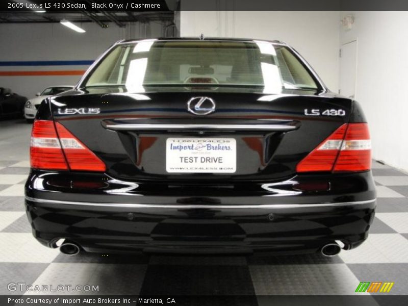 Black Onyx / Cashmere 2005 Lexus LS 430 Sedan