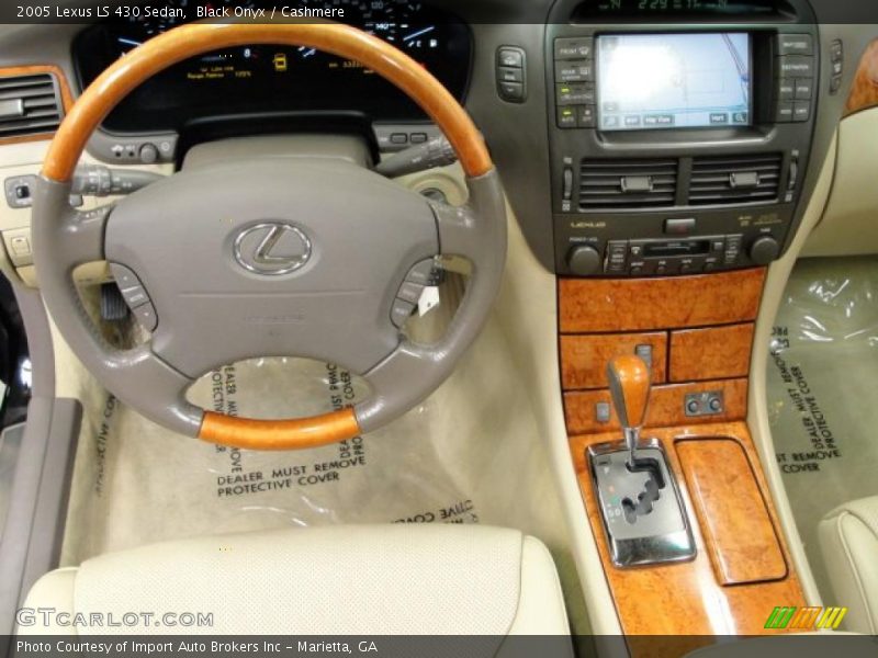 Black Onyx / Cashmere 2005 Lexus LS 430 Sedan