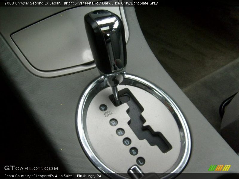 Bright Silver Metallic / Dark Slate Gray/Light Slate Gray 2008 Chrysler Sebring LX Sedan
