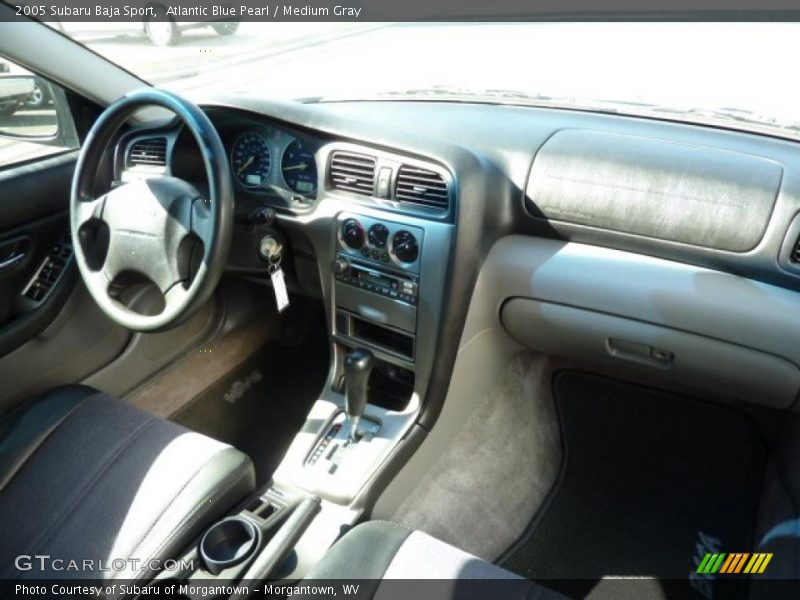 Atlantic Blue Pearl / Medium Gray 2005 Subaru Baja Sport