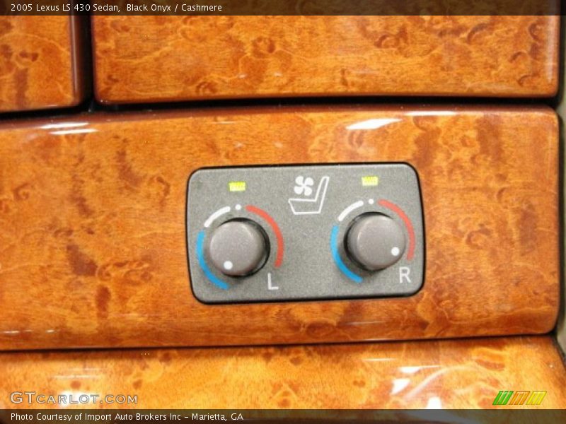 Black Onyx / Cashmere 2005 Lexus LS 430 Sedan