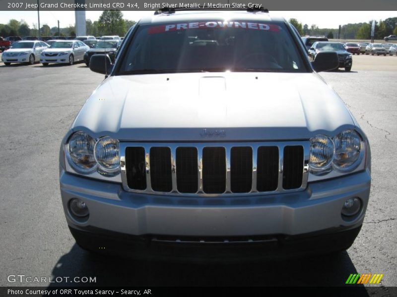 Bright Silver Metallic / Medium Slate Gray 2007 Jeep Grand Cherokee Limited CRD 4x4