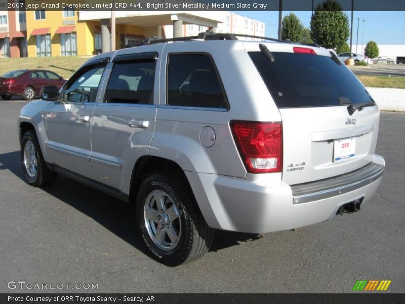 Bright Silver Metallic / Medium Slate Gray 2007 Jeep Grand Cherokee Limited CRD 4x4