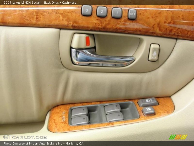 Black Onyx / Cashmere 2005 Lexus LS 430 Sedan