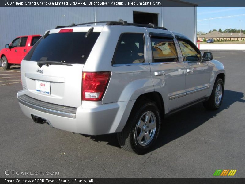 Bright Silver Metallic / Medium Slate Gray 2007 Jeep Grand Cherokee Limited CRD 4x4