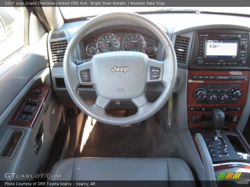 Bright Silver Metallic / Medium Slate Gray 2007 Jeep Grand Cherokee Limited CRD 4x4