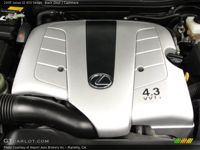 Black Onyx / Cashmere 2005 Lexus LS 430 Sedan