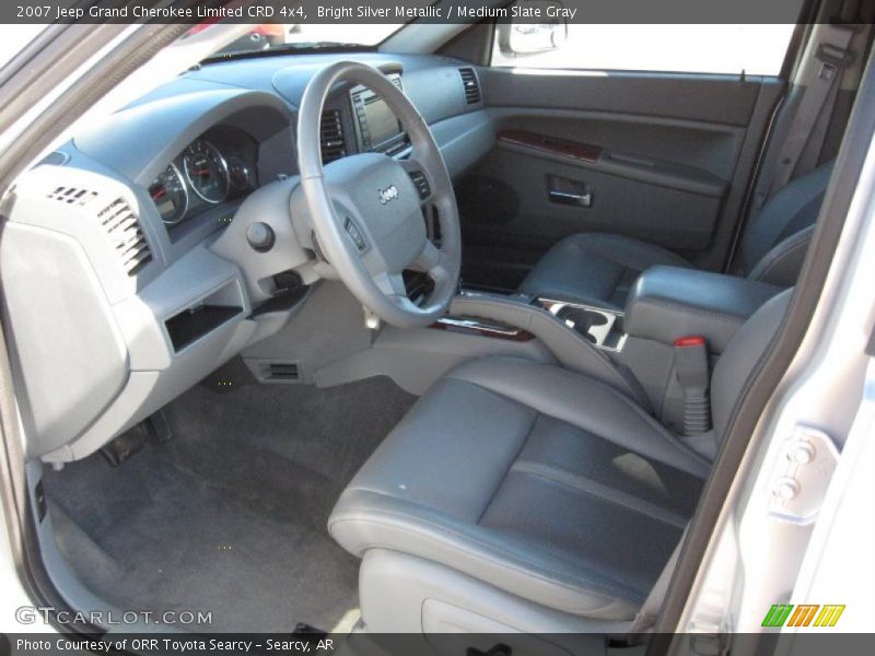 Bright Silver Metallic / Medium Slate Gray 2007 Jeep Grand Cherokee Limited CRD 4x4