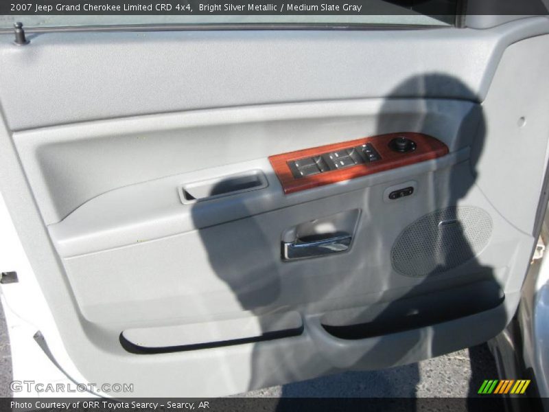 Bright Silver Metallic / Medium Slate Gray 2007 Jeep Grand Cherokee Limited CRD 4x4