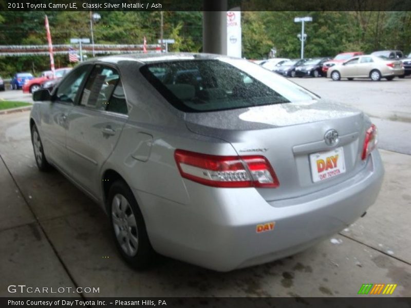 Classic Silver Metallic / Ash 2011 Toyota Camry LE