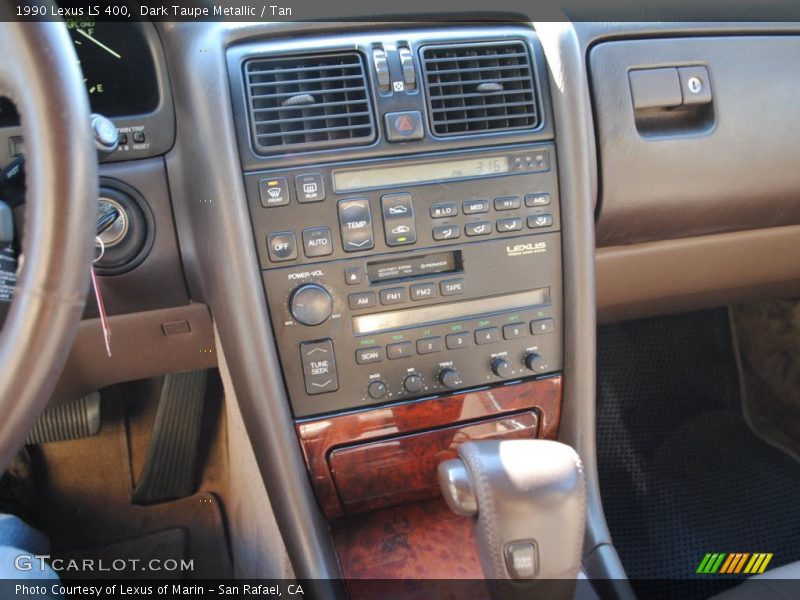 Dark Taupe Metallic / Tan 1990 Lexus LS 400