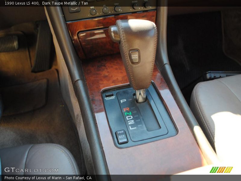 Dark Taupe Metallic / Tan 1990 Lexus LS 400