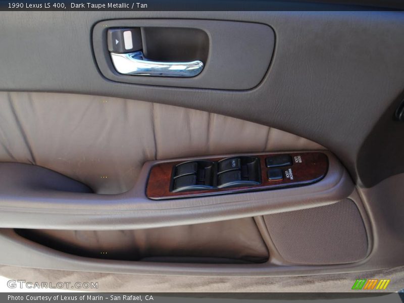 Dark Taupe Metallic / Tan 1990 Lexus LS 400