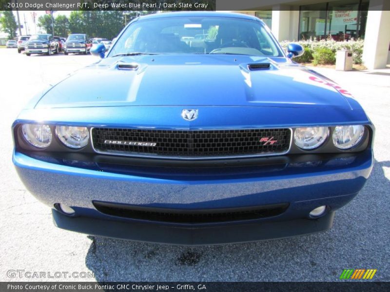 Deep Water Blue Pearl / Dark Slate Gray 2010 Dodge Challenger R/T