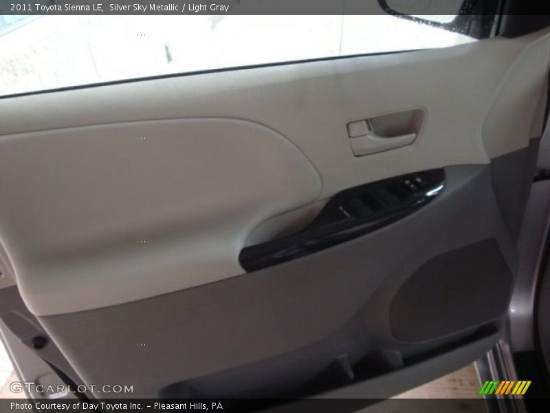 Silver Sky Metallic / Light Gray 2011 Toyota Sienna LE