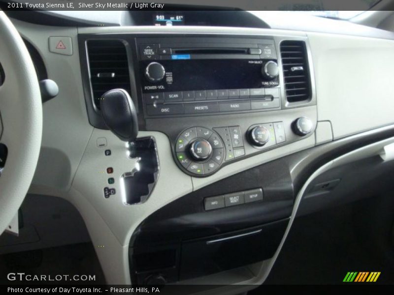 Silver Sky Metallic / Light Gray 2011 Toyota Sienna LE