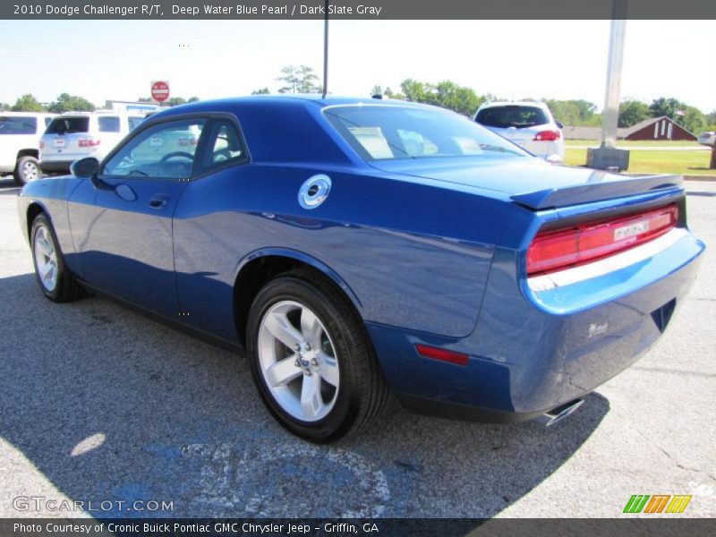 Deep Water Blue Pearl / Dark Slate Gray 2010 Dodge Challenger R/T
