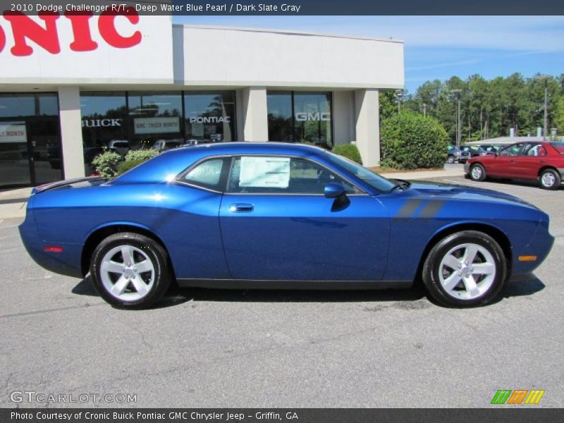 Deep Water Blue Pearl / Dark Slate Gray 2010 Dodge Challenger R/T