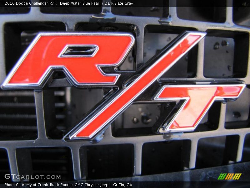 Deep Water Blue Pearl / Dark Slate Gray 2010 Dodge Challenger R/T
