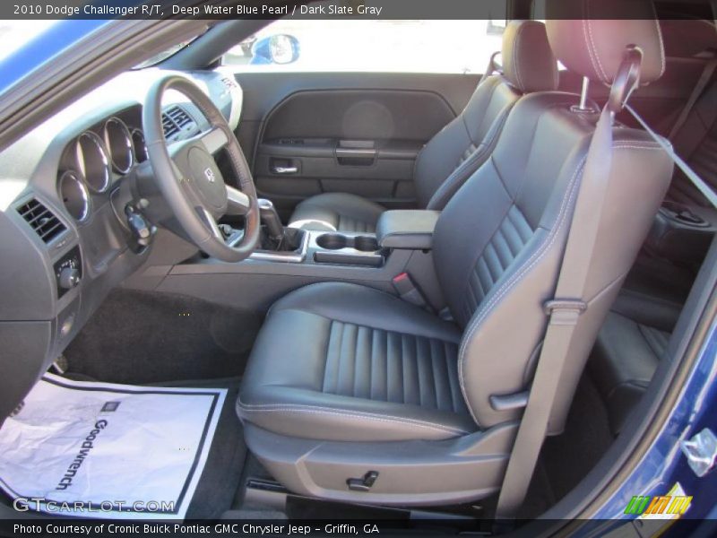 Deep Water Blue Pearl / Dark Slate Gray 2010 Dodge Challenger R/T