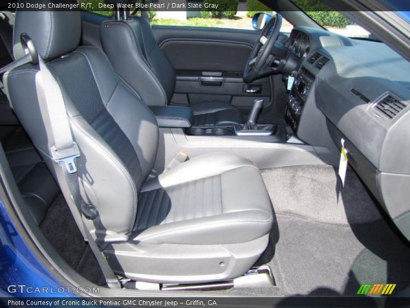 Deep Water Blue Pearl / Dark Slate Gray 2010 Dodge Challenger R/T
