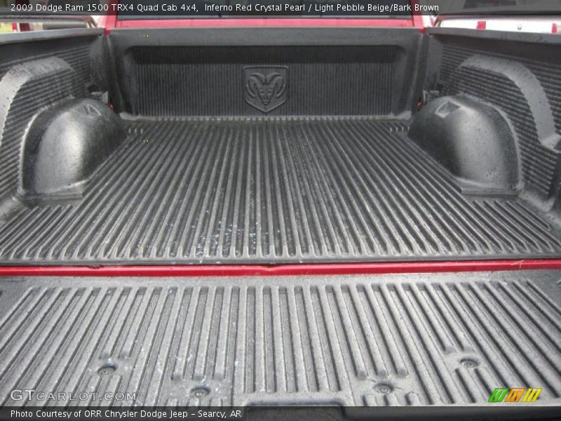 Inferno Red Crystal Pearl / Light Pebble Beige/Bark Brown 2009 Dodge Ram 1500 TRX4 Quad Cab 4x4
