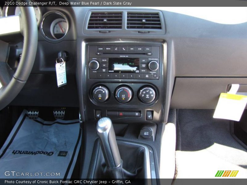 Deep Water Blue Pearl / Dark Slate Gray 2010 Dodge Challenger R/T