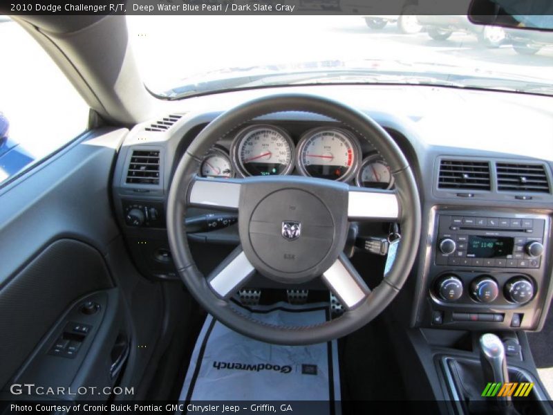 Deep Water Blue Pearl / Dark Slate Gray 2010 Dodge Challenger R/T