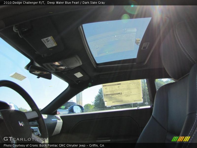 Deep Water Blue Pearl / Dark Slate Gray 2010 Dodge Challenger R/T