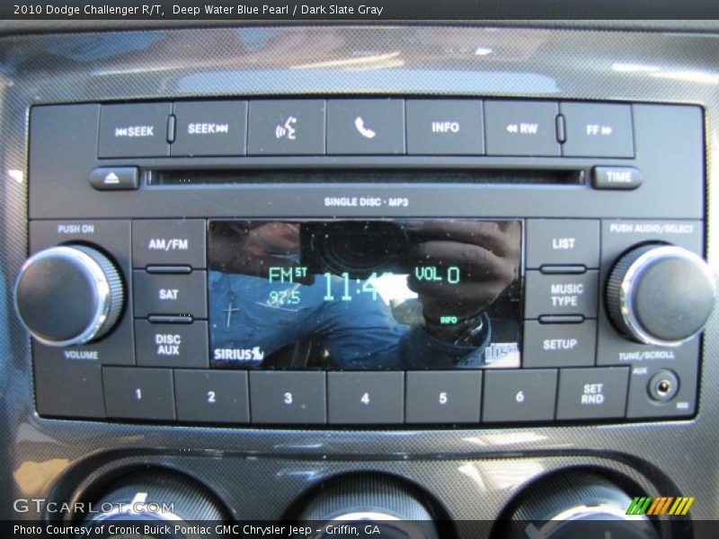 Deep Water Blue Pearl / Dark Slate Gray 2010 Dodge Challenger R/T