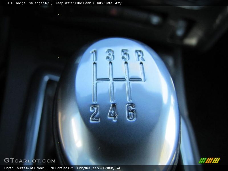 Deep Water Blue Pearl / Dark Slate Gray 2010 Dodge Challenger R/T