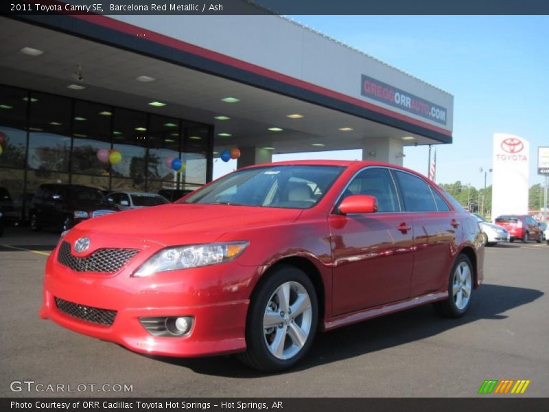 Barcelona Red Metallic / Ash 2011 Toyota Camry SE