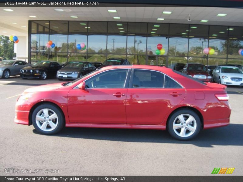 Barcelona Red Metallic / Ash 2011 Toyota Camry SE
