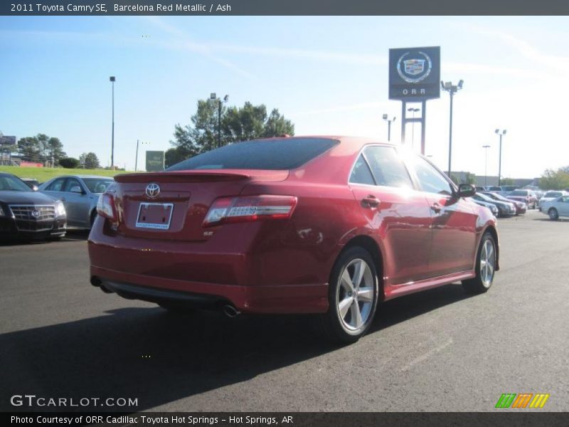 Barcelona Red Metallic / Ash 2011 Toyota Camry SE