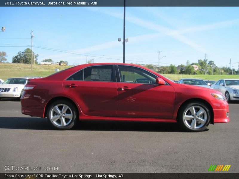 Barcelona Red Metallic / Ash 2011 Toyota Camry SE