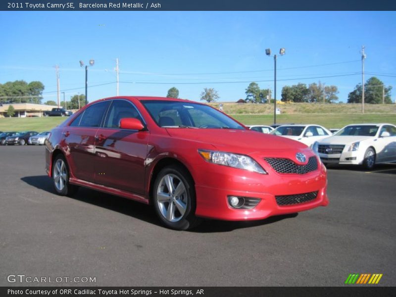 Barcelona Red Metallic / Ash 2011 Toyota Camry SE