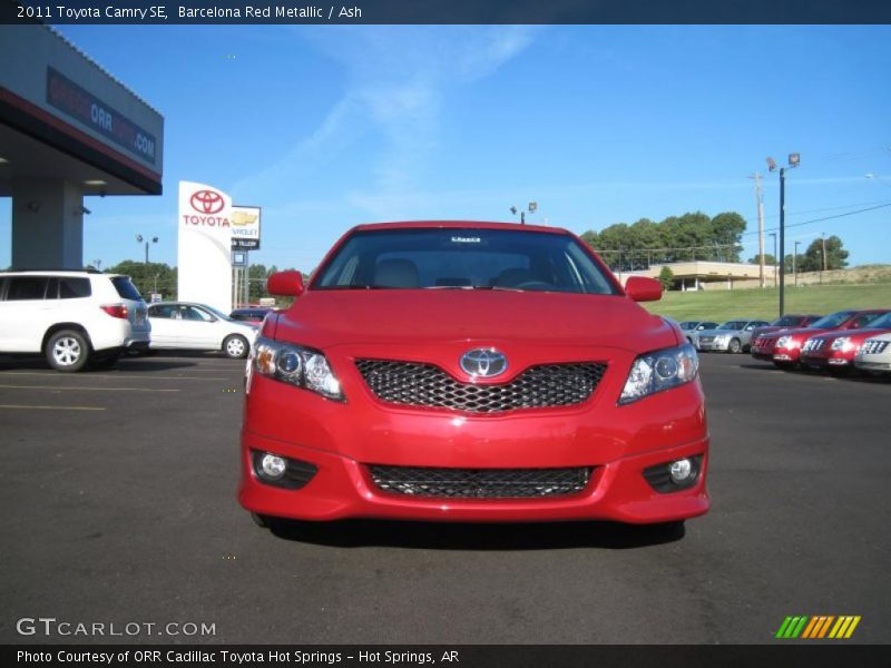 Barcelona Red Metallic / Ash 2011 Toyota Camry SE