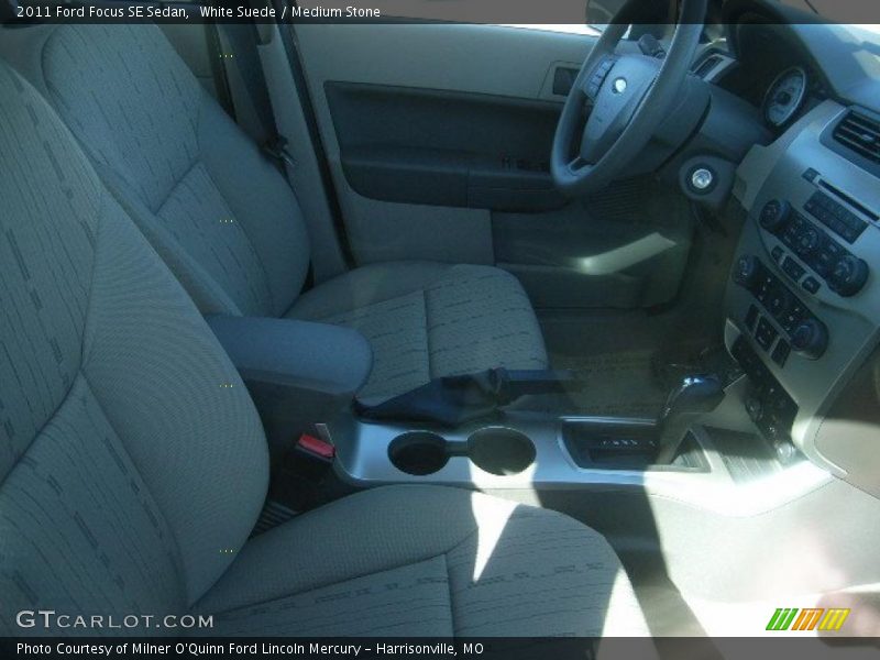 White Suede / Medium Stone 2011 Ford Focus SE Sedan