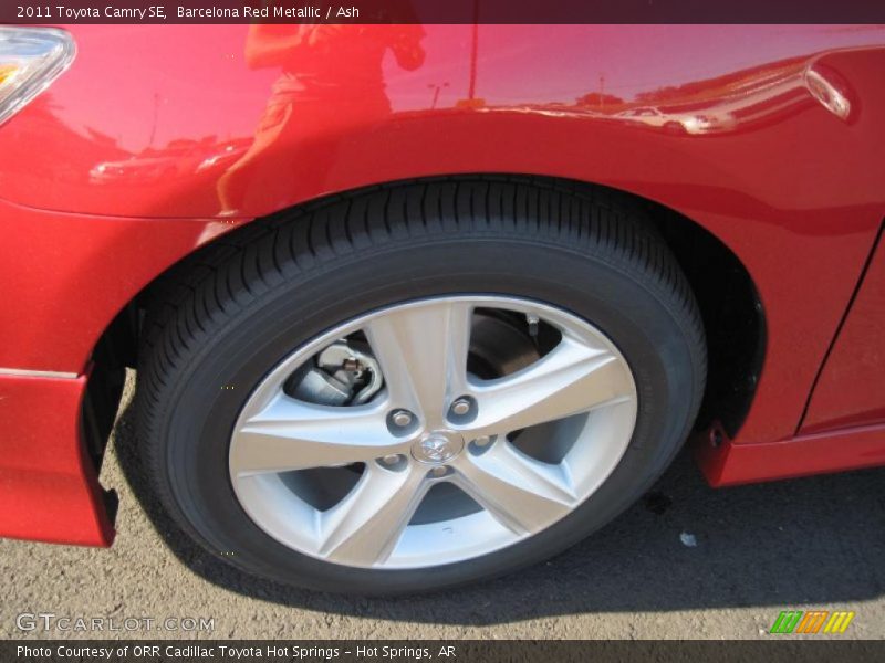 Barcelona Red Metallic / Ash 2011 Toyota Camry SE