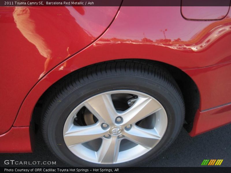 Barcelona Red Metallic / Ash 2011 Toyota Camry SE