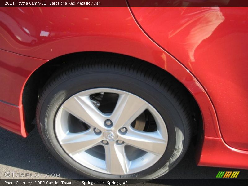 Barcelona Red Metallic / Ash 2011 Toyota Camry SE