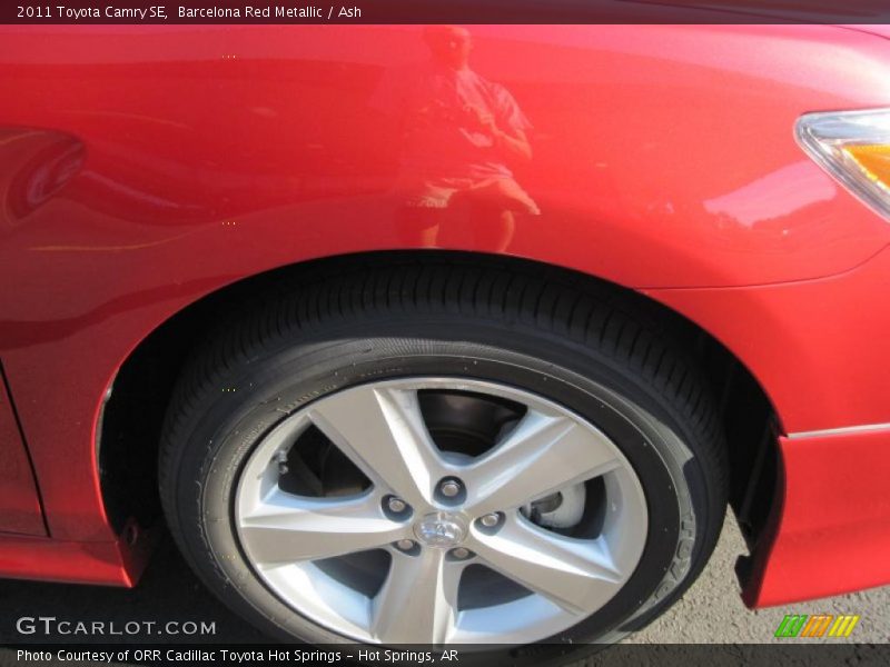 Barcelona Red Metallic / Ash 2011 Toyota Camry SE