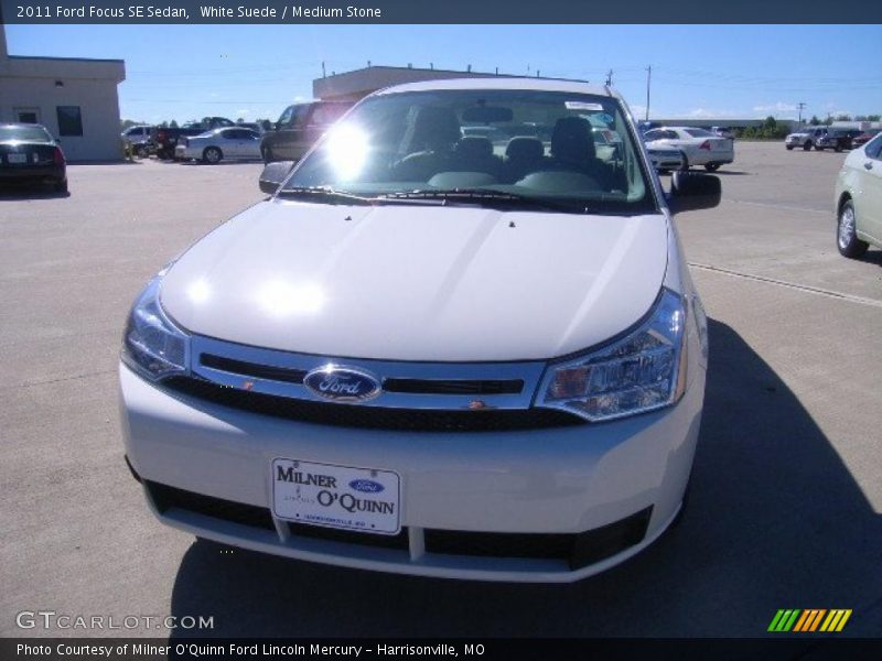 White Suede / Medium Stone 2011 Ford Focus SE Sedan