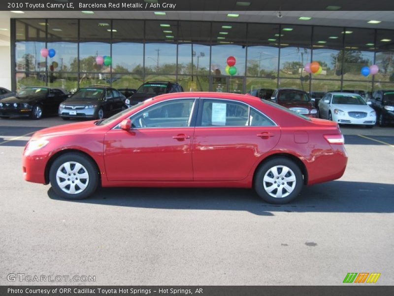 Barcelona Red Metallic / Ash Gray 2010 Toyota Camry LE